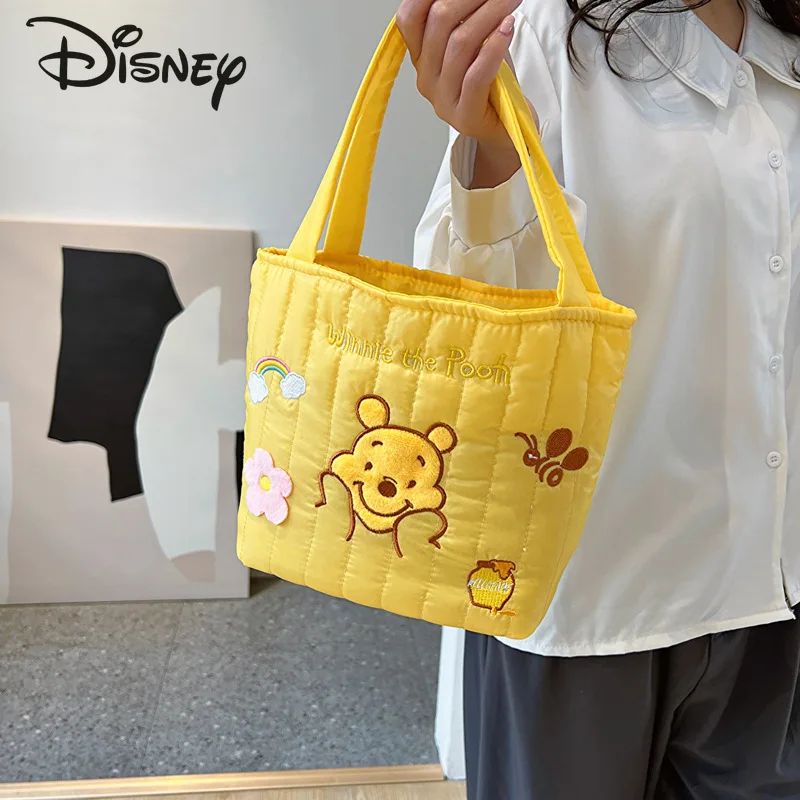 Disney's New Women's Handbag Fashionable High Quality Girls' Shopping Bag Multi Functional Large Capacity Women's Storage Bag