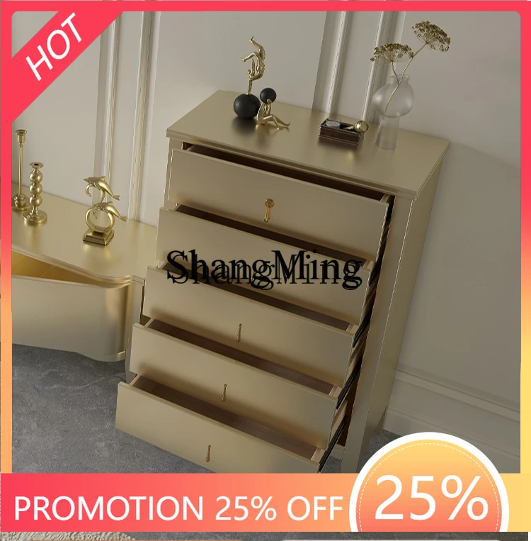 

SM luxury solid wood chest, chest of drawers, advanced modern multi-purpose drawer storage, living room storage