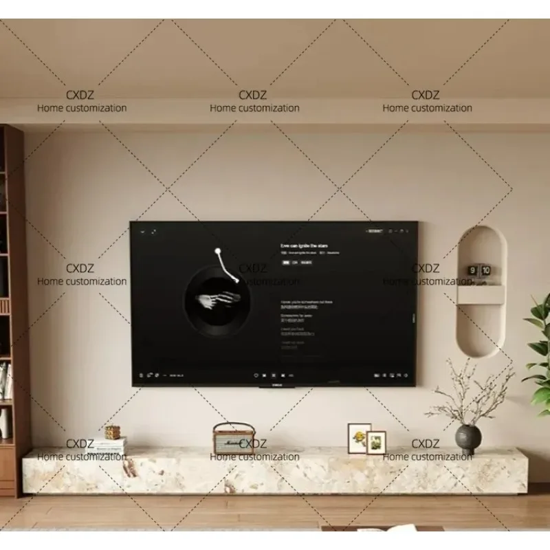 XX Simple Tv Cabinet Beige Unique Classic  Living Room Tv Stands Modern Meuble De Television Furniture Home