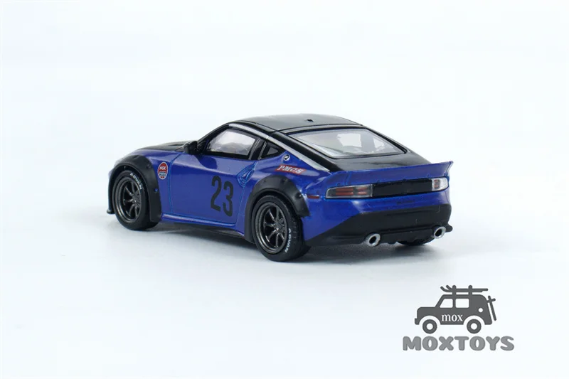 미니 GT 블루 다이캐스트 모델 자동차, 1:64 Z LB NATION WORKS Serian No.23