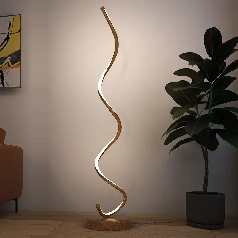 

Modern LED Strip Floor Lamp For Bedroom Bedside Living Room Sofa Ambiance Vertical Table Lamp Study Reading Lights Fixtures