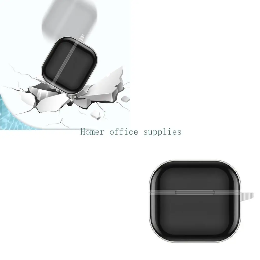 

K43B for LP40 Earphone Transparent Cover Protective for Shell Shockproof Waterproof Frame Sleeve Wear Resist Housi