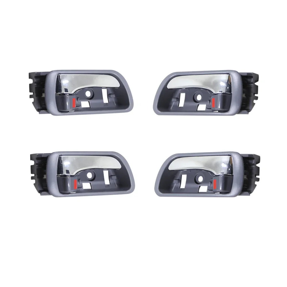 

8PCS SET CHROME OUT AND INNER GRAY CHROME DOOR HANDLE FOR CAMRY 2002 2003 2004 2005 2006 RH:69205-AA030-B0 LH:69206-AA030-B0