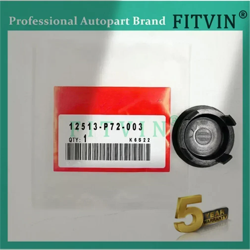 12513-P72-003 Cam Plug Black Cylinder Head Rear Cam Plug with Seal Suitable for Honda Accord CivicCR-V CR-ZAcura 12513P72003 NEW