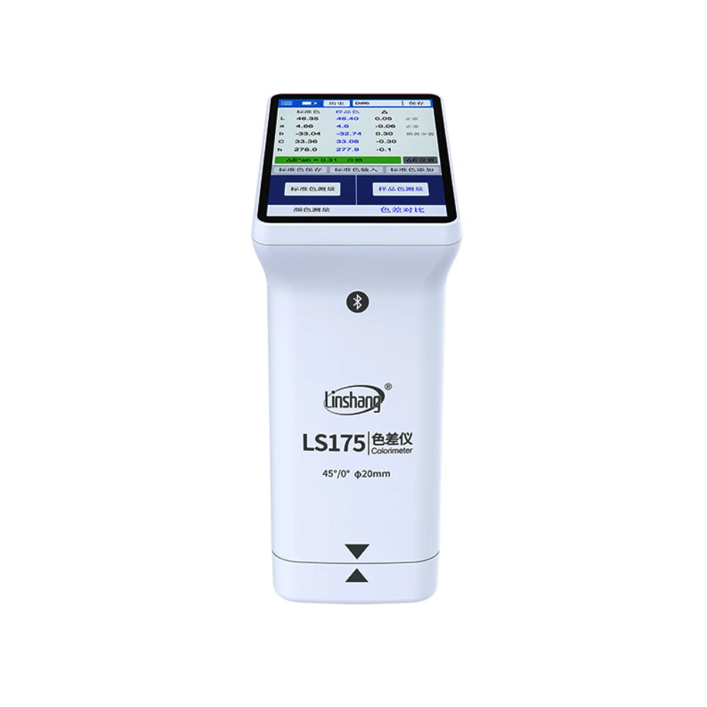 Digital Colourimeter LS175 45/0 Calibre 20mm Fabric Leather Colour Meter Wood Furniture Meat Colour Meter ΔE*ab, ΔE*uv, ΔE*94