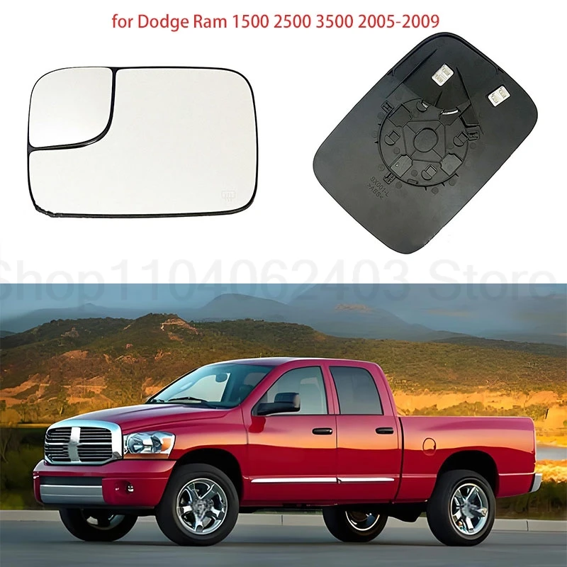 

For the Dodge Ram pickup Dodge Ram 1500 2500 3500 mirrors Mirrors Rearview mirrors mirror surface heating glass