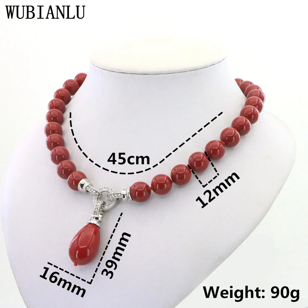 Charming Red Coral Women In Pendant And Necklaces Making Vintage Jewelry From Sea Shells Elegant Womens Necklaces