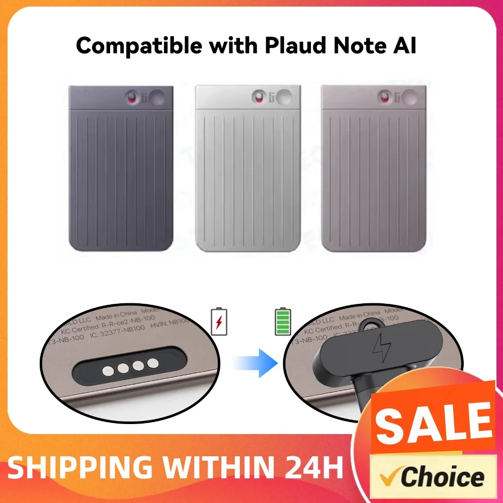 Fast Charge Cable Converter for PLUAD NOTE AI/ NOTE PRO AI Voice Recorder Type C Adapter Extender 4 Pins with Lanyard Hole