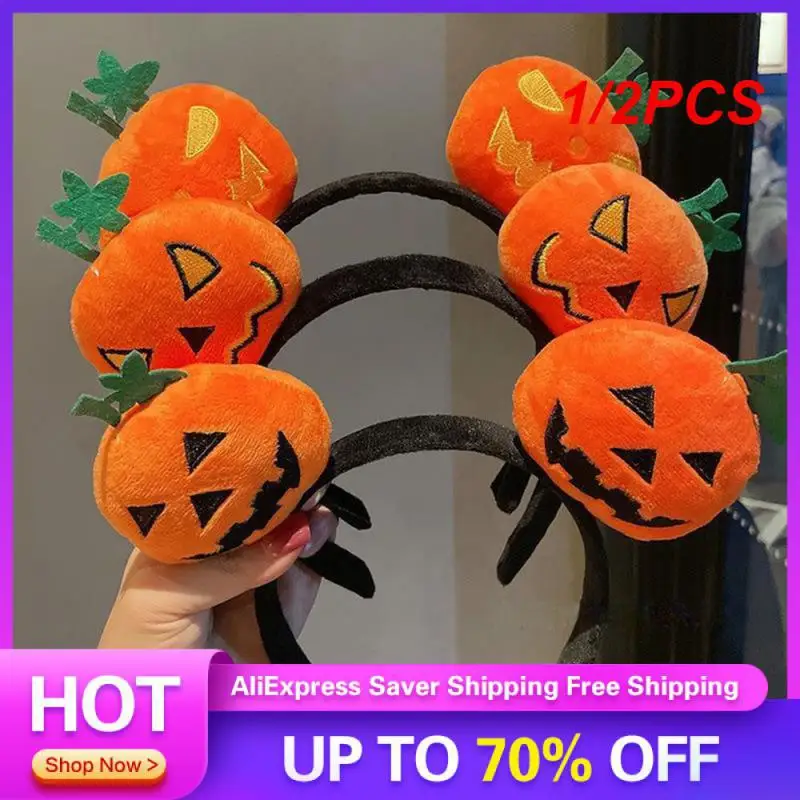 1/2PCS Halloween Headband Lovely High Quality Holiday Ghost Headdress Pumpkin Headband Best Seller Fun Headband Holiday Design