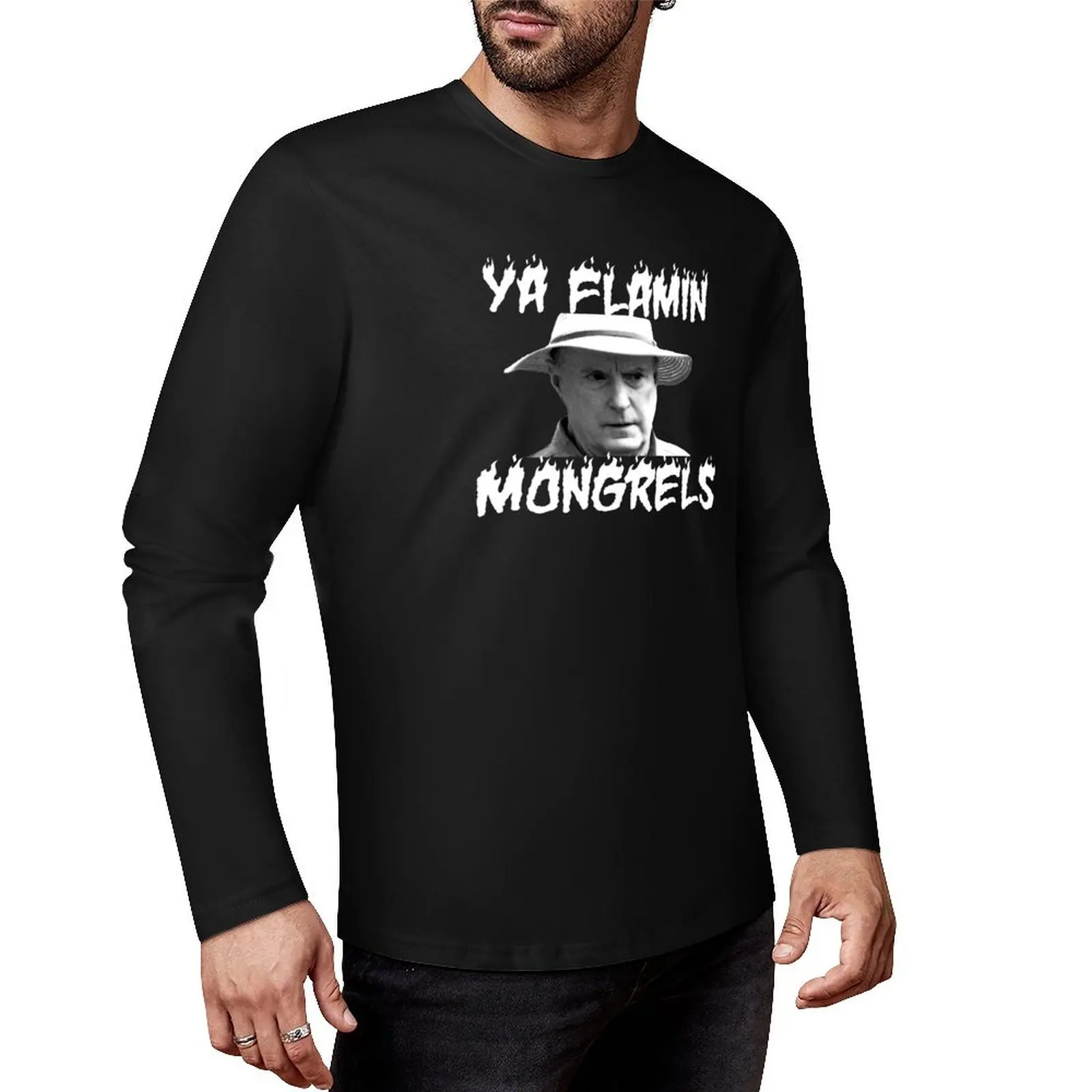 Alf Stewart Flamin Mongrels Long T-Shirt quick-drying t-shirt sweat shirt black t shirt mens graphic t-shirts hip hop