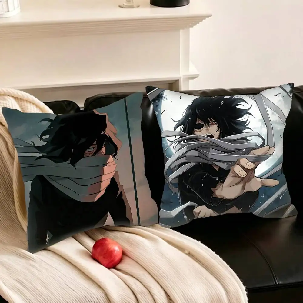 

1pc Anime S-Shota Aizawa Various Sizes Square Pillowcase For Car Home Bedchamber Decor
