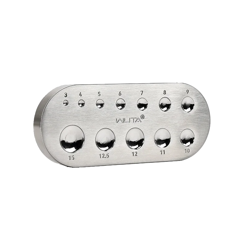 Stainless Steel Hardware Table, Round Handmade Leather Goods, Bumping Nails, Mushroom Rivets, Four-in-one Buckles
