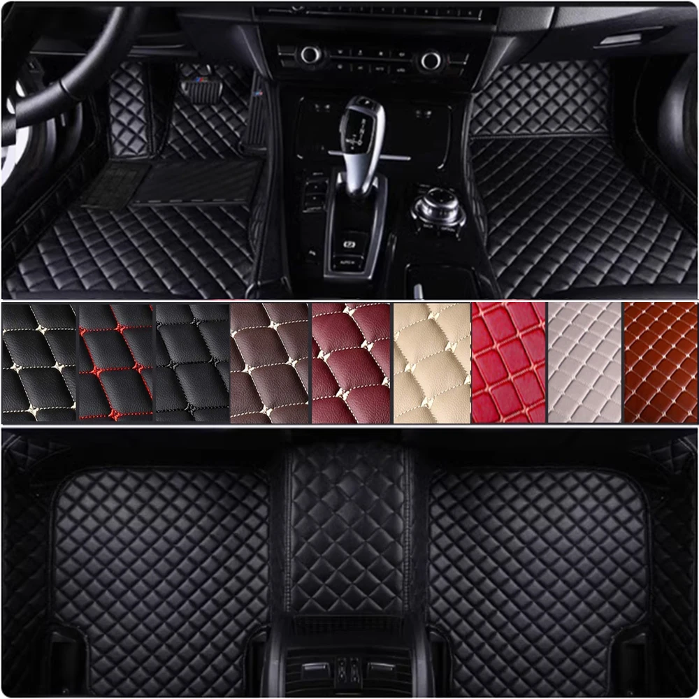 

Custom Car Floor Mats For Infiniti QX70 2013-2022 Years Auto Carpets Foot Coche Accessories Waterproof Leather Floor Liners