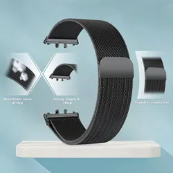 Milanese Loop Strap for Samsung Galaxy Fit 3 Accessories Stainless Steel metal belt Bracelet Correa Magnetic Galaxy Fit3 band