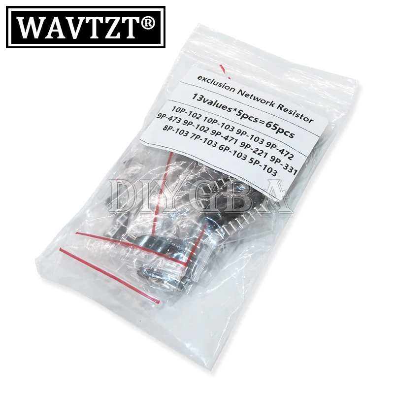 65PCS/Set Resistor Network Array Kit 13Value*5pcs  Assortment Set 9A103 9A102 9A472 9A221 9A331 9A471 7A103 5A103 6A103 8A103