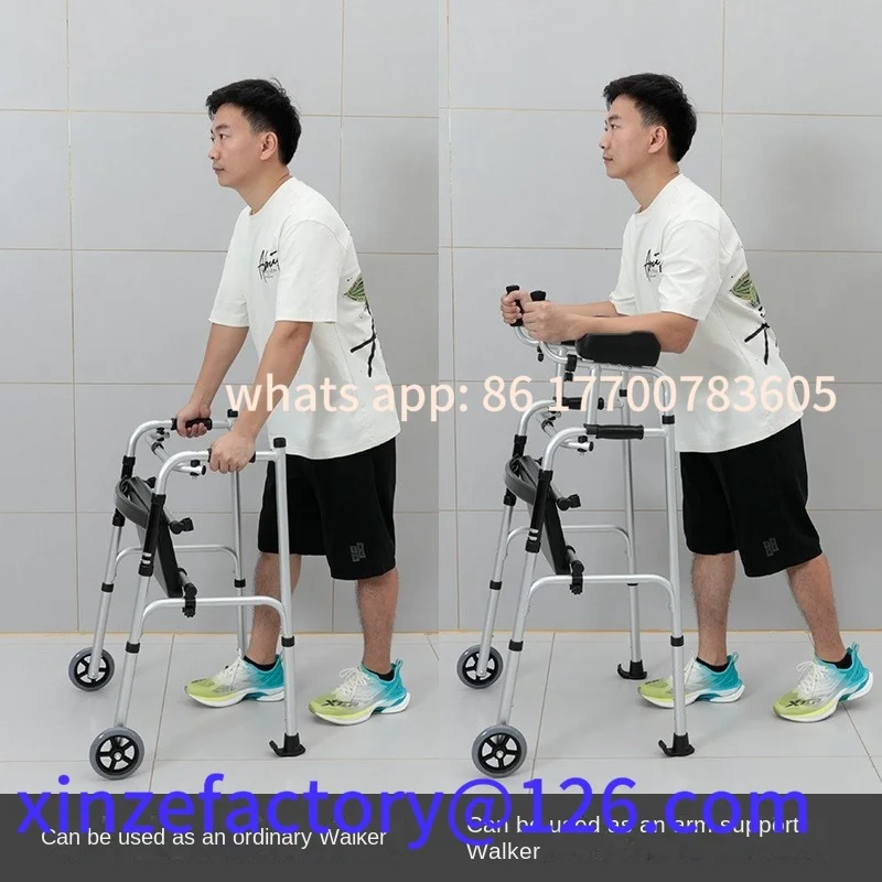 

Customizable Aluminium Alloy Walker For The Elderly Four-legged Walker