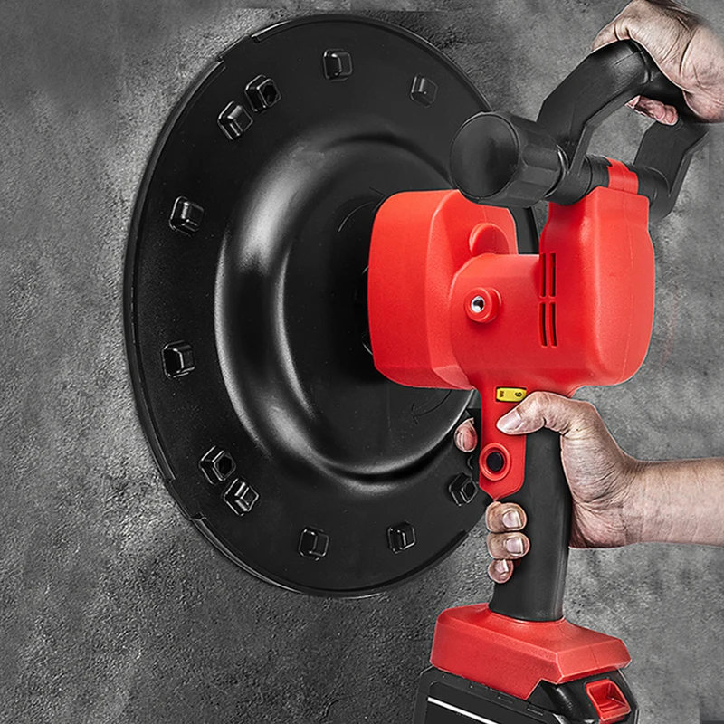 Wall Smoothing Polishing Machine Lithium Rechargeable 6 Speeds Electric Cement Mortar Trowel Leveling Machine Concrete Mixer