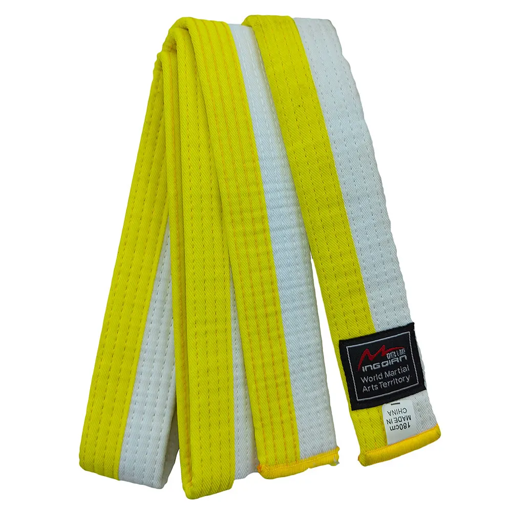 Belts Taekwondo Karate Judo Aikido Kendo 4cm Width Student Test Kids Polyester Cotton White Yellow Green Blue Red Black