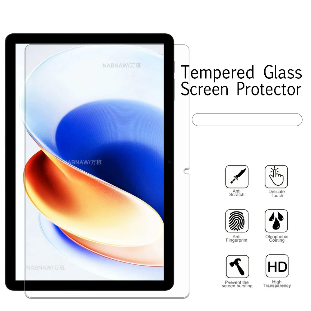 2 Pieces Transparent Hard Film HD Tempered Glass Scratch Proof Screen Protector For DOOGEE T30E Tablet 11-inch