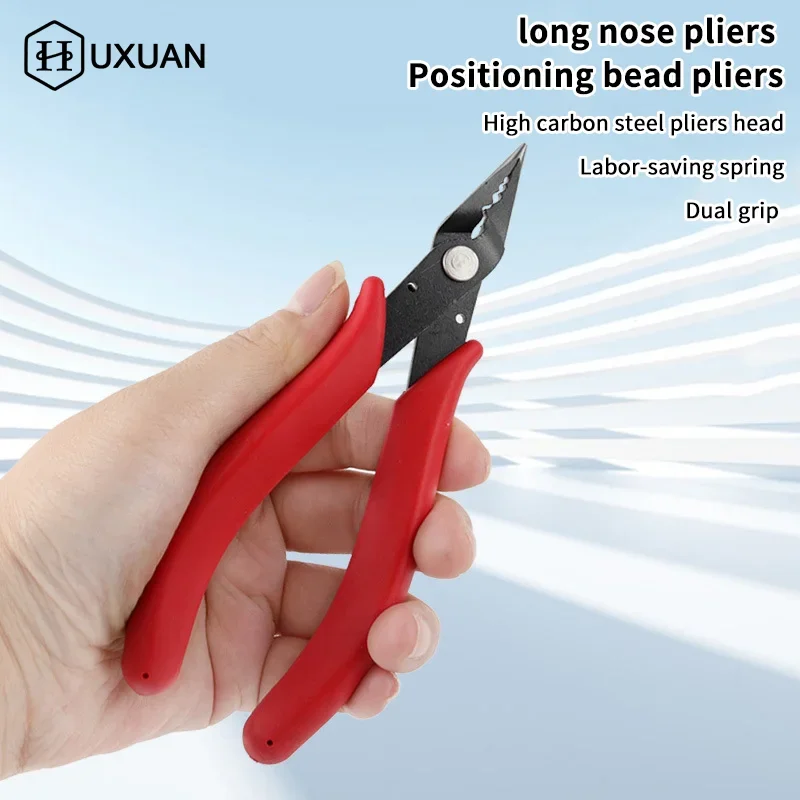 Jewelry Crimping Pliers For Making Tips Tool Tweezers Crimp Nose Pliers Jump Rings & Split Rings Double Rings Diy Accessories