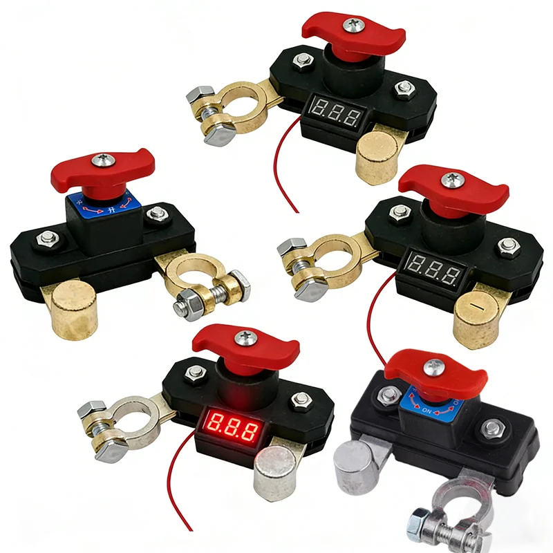 2026 Interruptor de Desconexão e Isolamento de Bateria Automotiva, Interruptor de Corte de Energia, Interruptor de Terminal de Bateria Automotiva, Peças de Desligamento