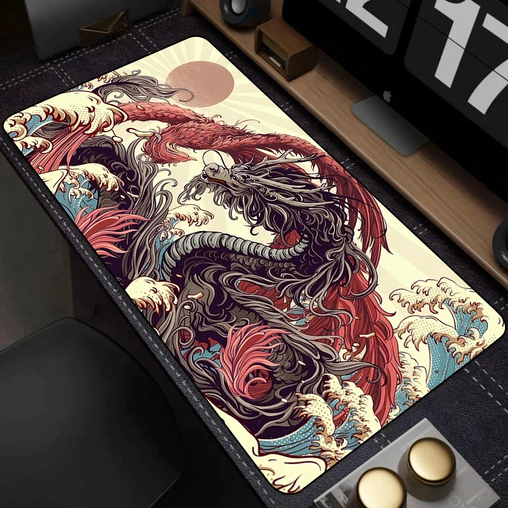 

Dragon Mouse Pad Desk Mat Office Rug Mouse Mat Mause Pad Xxl totem Big Mousepepad Gaming Accessories Mausepad Deskmat 1200x600
