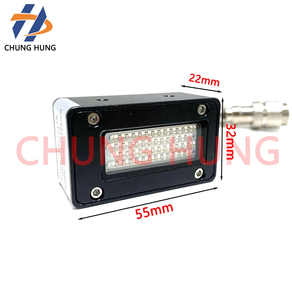 35x15mm Flatbed LED UV Curing Lamp for Inkjet Printer Nozzle Drying Baking Light Source Compatible with XP600 TX800 Models