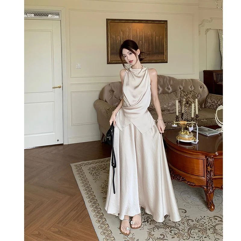 الصغيرة والمتخصصة غير النظامية الدانتيل يصل تصميم سترة الساتان نصف تنورة الصيف موضة جديدة قطعتين مجموعة للنساء العصرية التنقل