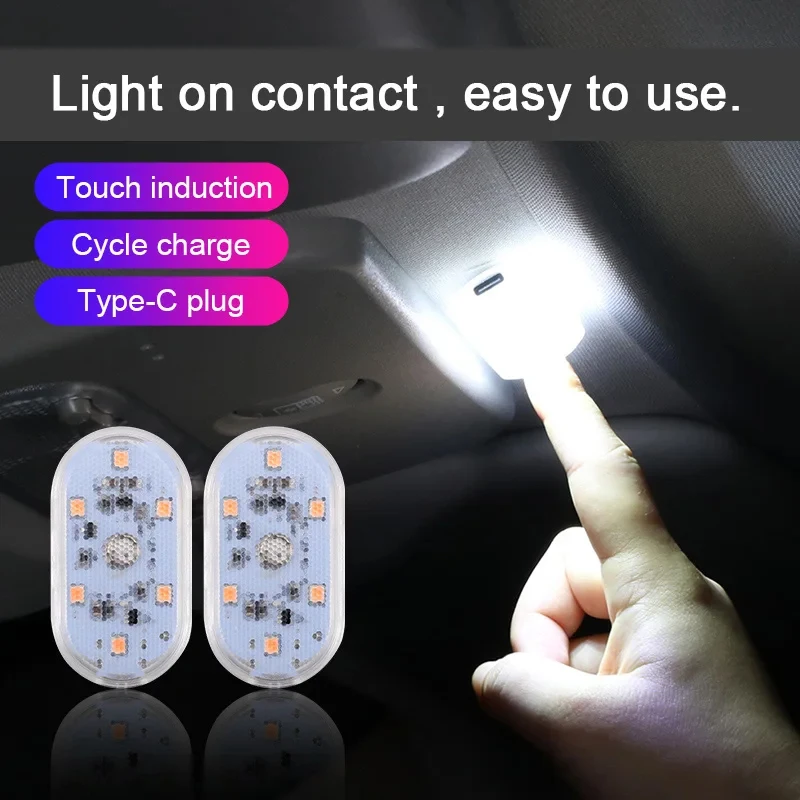 

Led interior car lights roof reading light Touch magnetic 6/8 led for golf 4 audi a3 8p a6 c7 8v passat b8 car light assemblies