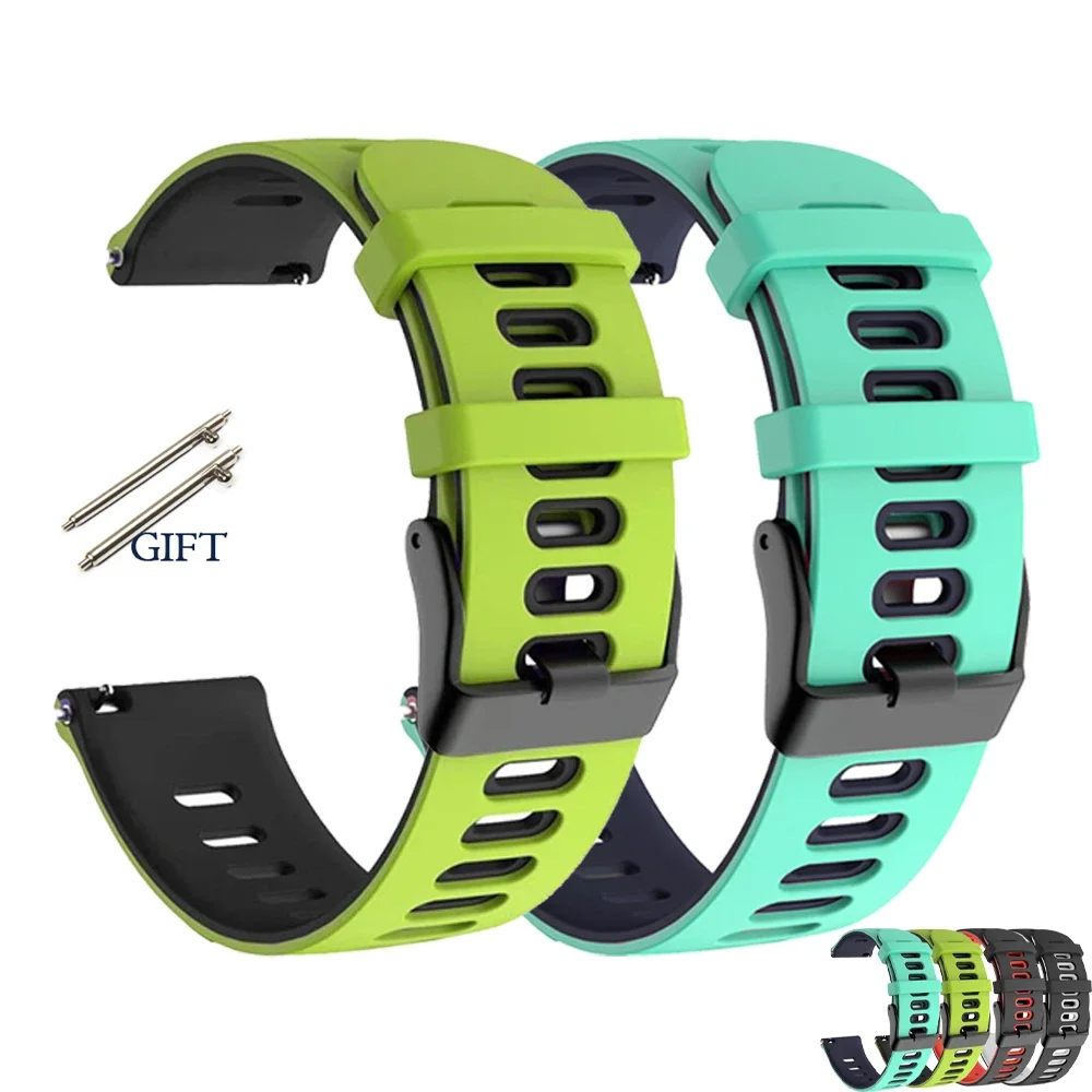 For Ticwatch GTX S2 E2 E3 GTH/GTW Bracelet Sports Men Watchbands 20mm 22mm Silicone Strap for TicWatch Pro 3 Ultra GPS/LTE Band