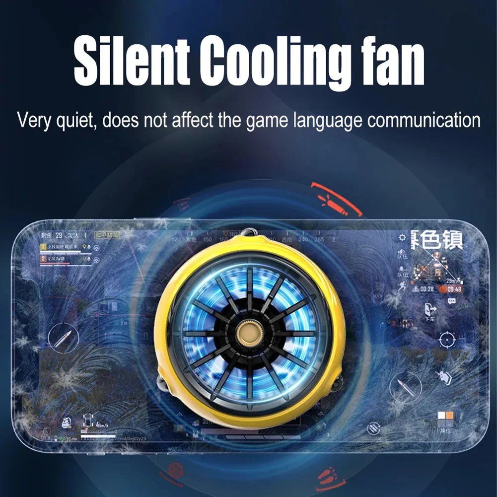 Mobile Phone Radiator Wireless Charging Multi-function Mobile Phone Cooler Mobile Phone Cooling Fan