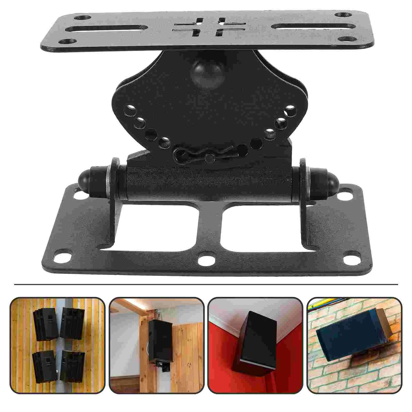 Speaker Mount Center Stand Mounting Brackets Monitor Sound Column Stands Shelf Zinc Alloy Mounts