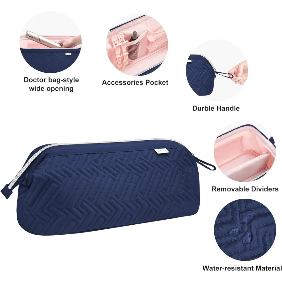 Portable and Waterproof Travel Bag for Hair Tools: Ideal Organizer for Shark Flexstyle Air Wrap Dryer Flat Iron and Curling Iro