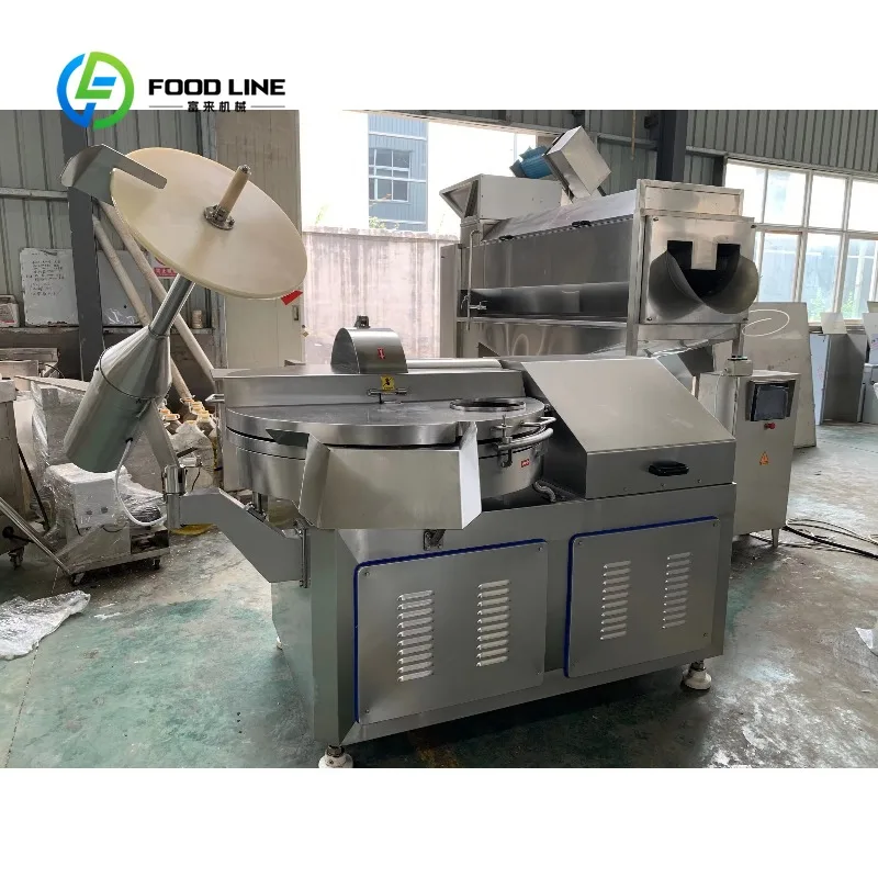 Automatic Meat Chopper, SUS304 Bowl Cutter 20L-125L Multiple Capacity for Sausage Production, FL Wholesale