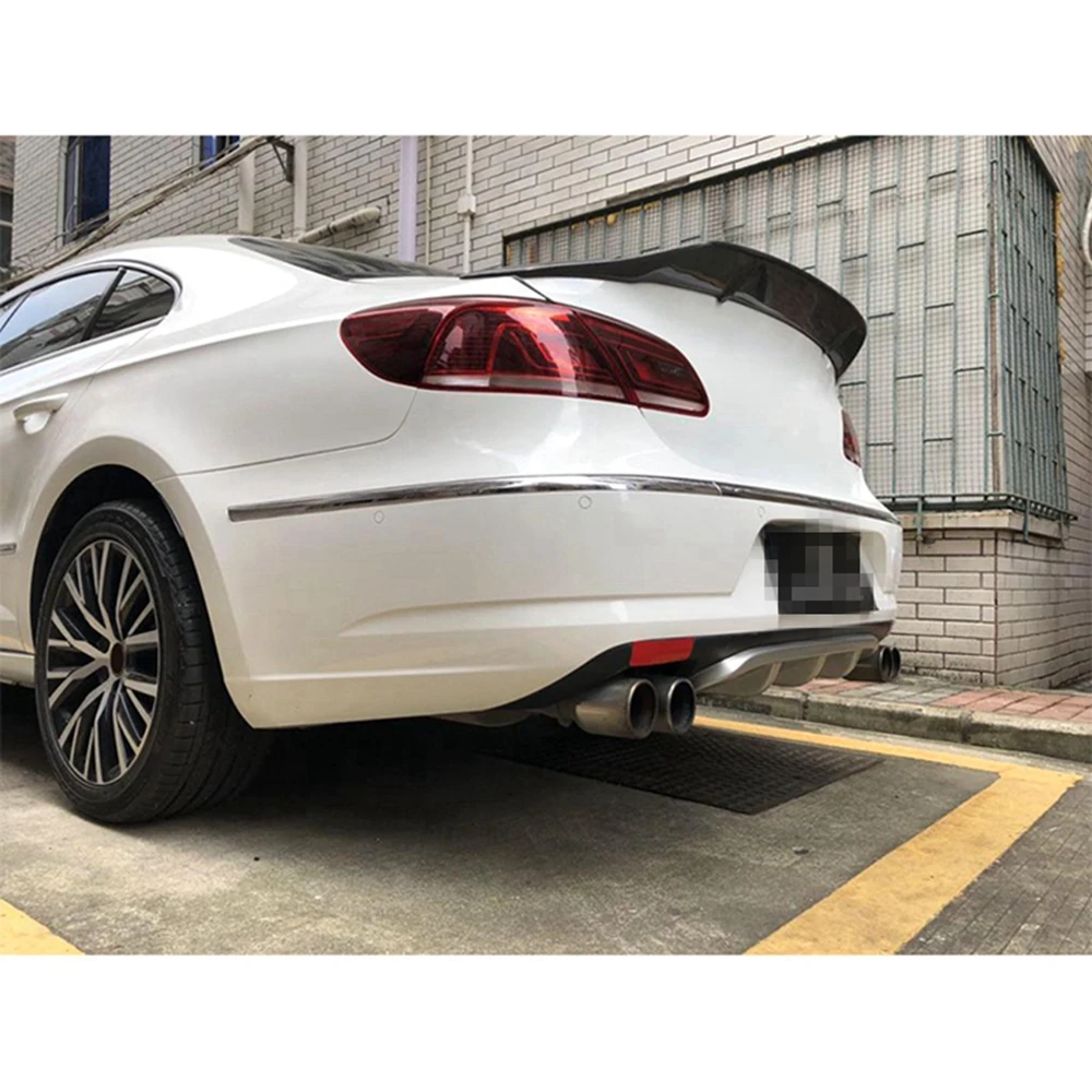 

For Volkswagen Passat CC 2009-2018 Car Rear Trunk Car Styling Car Decoration Tail Spoiler Carbon Fiber R Style Spoiler