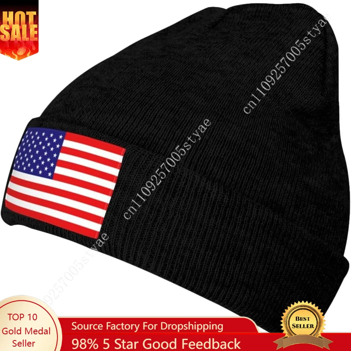 

National Flag Knit Hat Men Women Beanie Skullies Beanies Warm Winter Caps Soft Skull Cap Fashion Ski Hats Knitted Hats