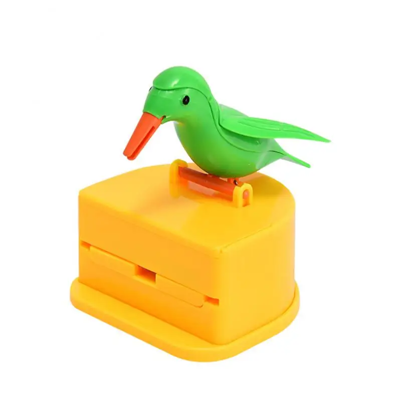 Container Kitchen Toothpick Holder Automatic Practical Kitchen Accessory For Toothpicks Kitchen Gadget Unique Design Small Bird