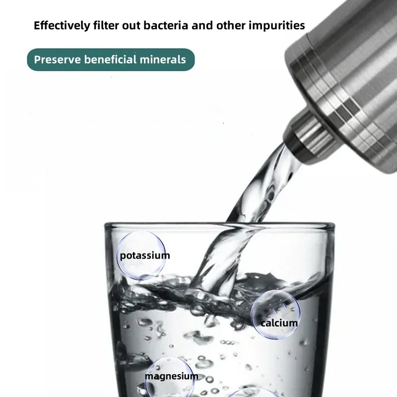 Stainless Steel Faucet Water Purifier, Tap Water Purifier, Ceramic Filter Element Water Purifier Accessories, Kitchen Filter