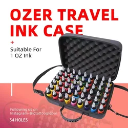 Tattoo Ink Travel Case, capacidade até 54