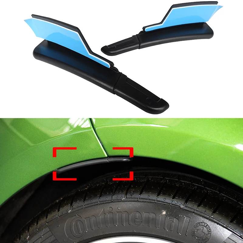 Black Rear Bumper Cover Trim Fender Flare Extension Wheel Eyebrow For Mercedes W176 A160 A180 A200 A250 A45 AMG 2013-2019