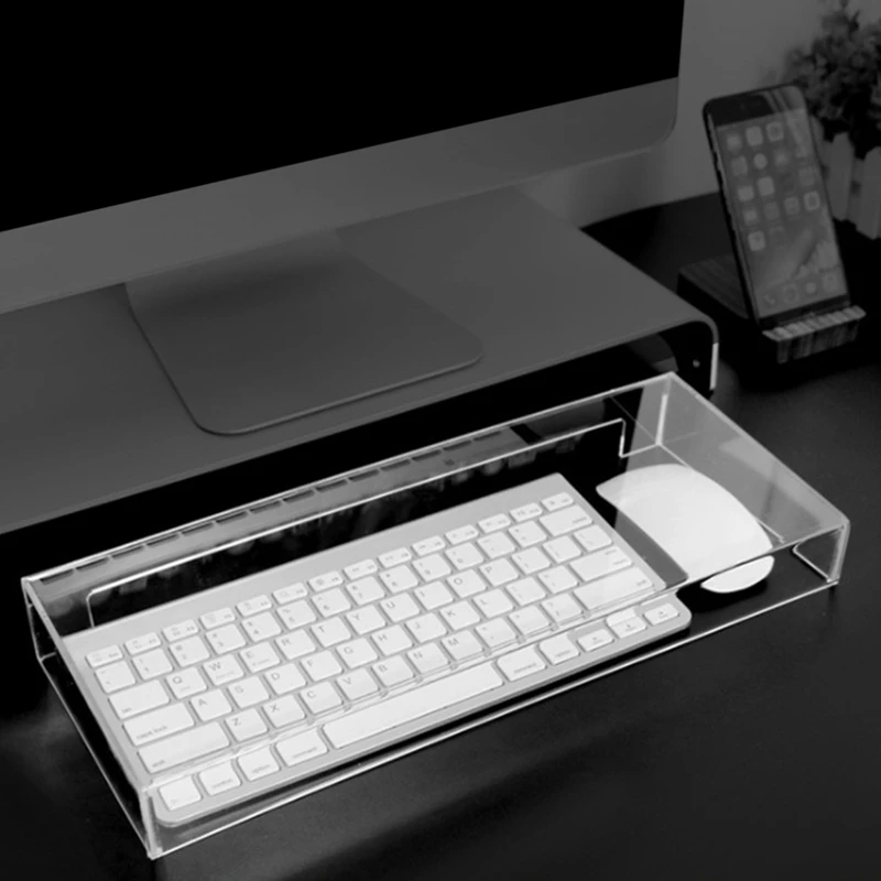 Keyboard Dust Cover Transparent Strong Acrylic Keyboard Cover Easy To Clean Desktop Keyboard
