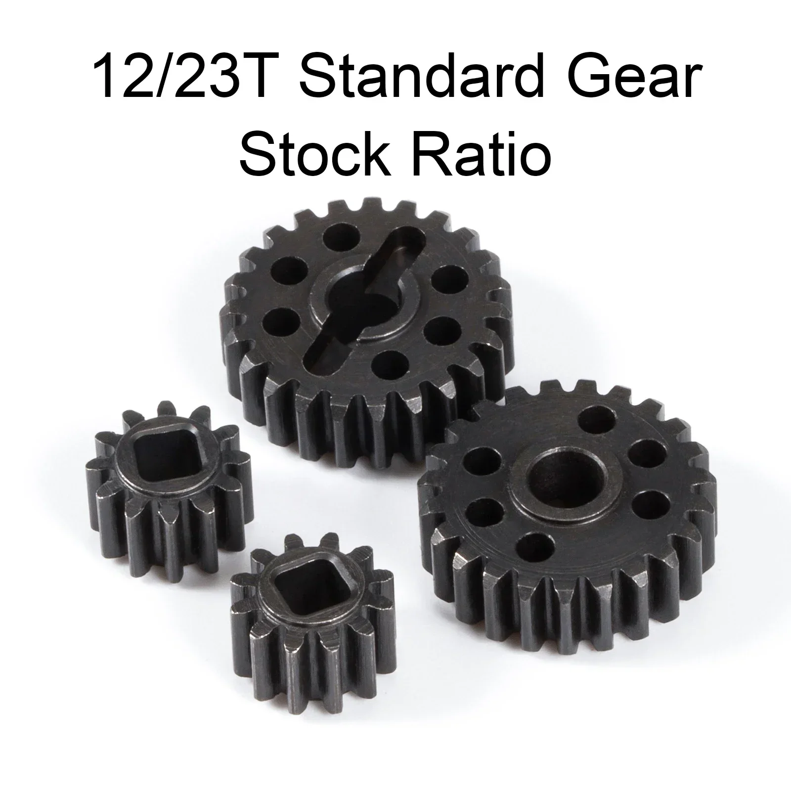 Heat Treated Steel 15T/20T 14T/21T 12T/23T Portal Gear Set Overdrive Gears for 1/10 Axial Capra F9 SCX10 III AR45 Portal Axle