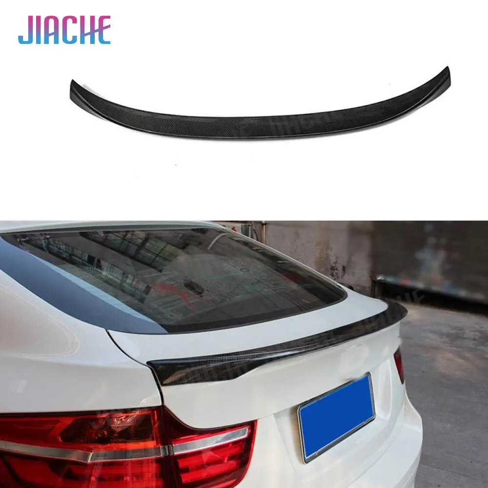 

For X6 Carbon Fiber Rear Spoiler Boot Wings For BMW X6 E71 F16 2008-2018 MP Style Car accessories