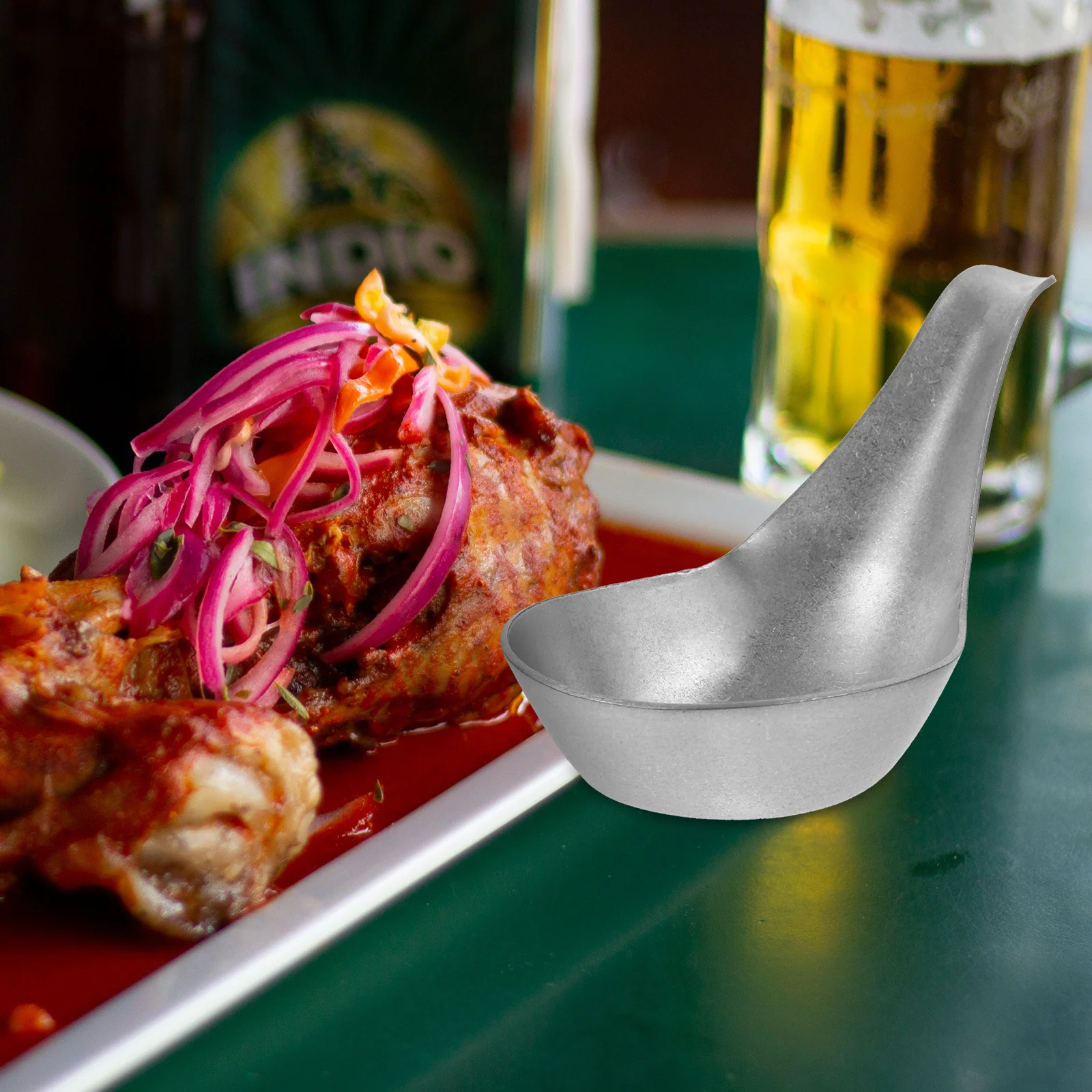 

Stainless Steel Caviar Spoon Small Ice Cream Tasting Spoon for Dessert Soup Stirring Portable Serving Utensil