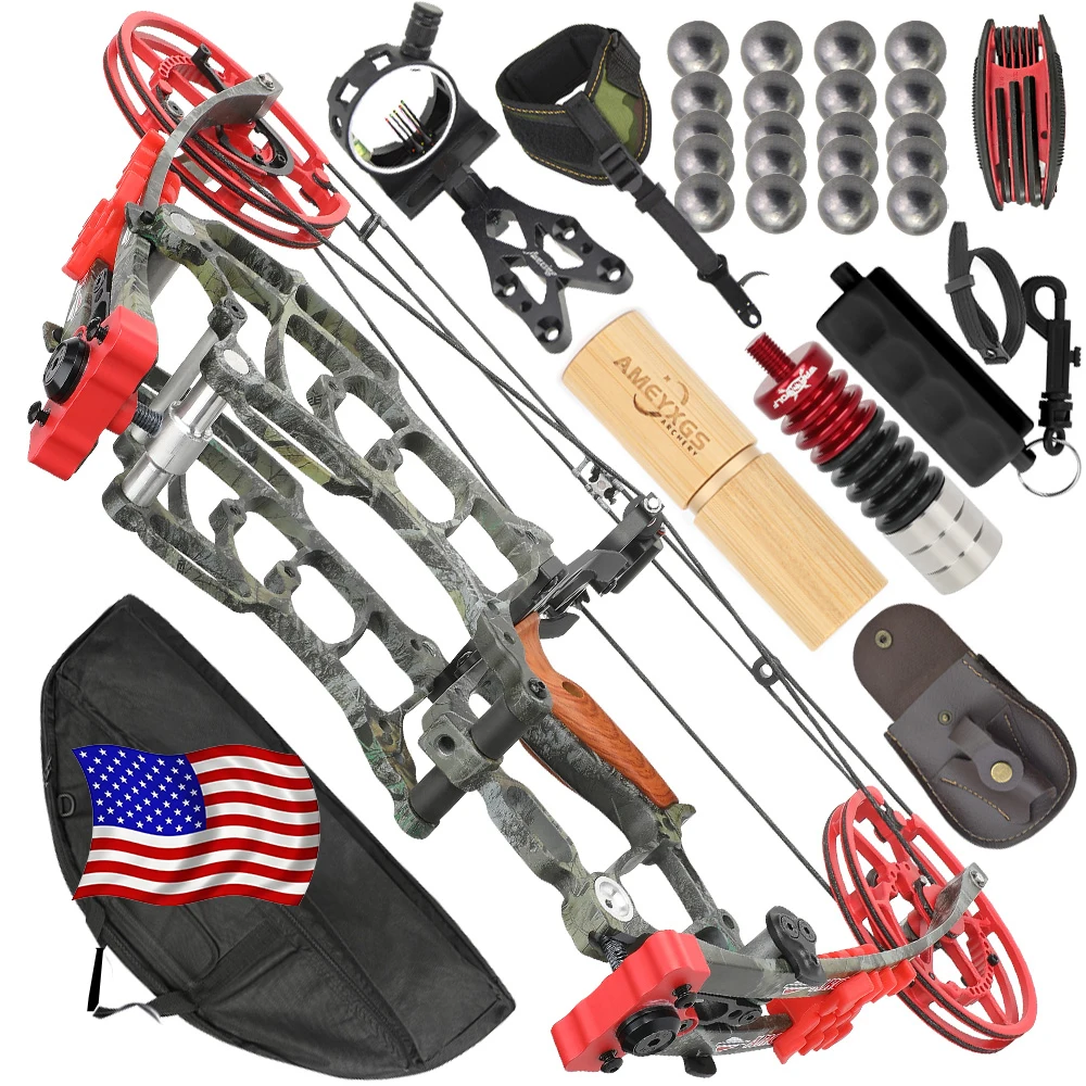 30-60lbs Archery Compound Dual-use Bow Right Hand 19