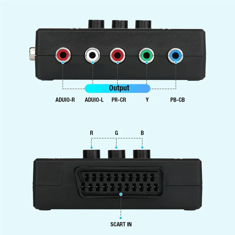 -A03R RGBS VGA в компонентный преобразователь YPBPR SCART в YPBPR YCBCR для игровых консолей Nintendo 64 PS1 PS2 Dreamcast в стиле ретро