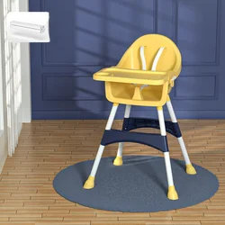 Adjustable Booster Seat for Growing Kids- Comfortable Cushion Non-slip Feet Portable Booster Seat for Travel- Compact