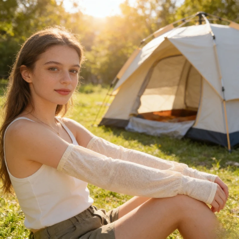 

Летние кружевные рукава-накидки в стиле феи для защиты от солнца, тонкие, для вождения на открытом воздухе, женские, из ледяного шелка