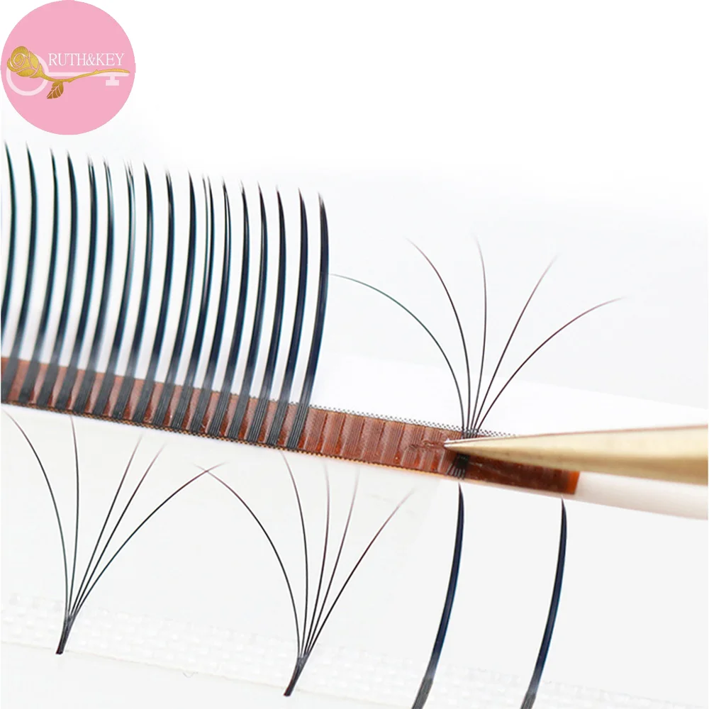 5D ciglia di alta qualità extension ciglia easy fan volume 0.07mm fatto a mano in seta coreana 5D Flower God Comic Fairy Eyelashes