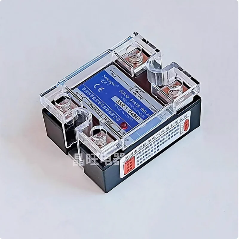 Single phase solid-state relay SSR-1 D4825/10/40/60DA/80DA100A120A DC controlled AC